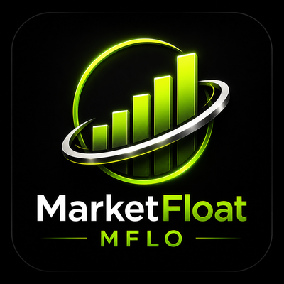 MarketFloat rising market bars logo